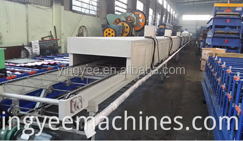 colorful stone coated metal roof tile production line